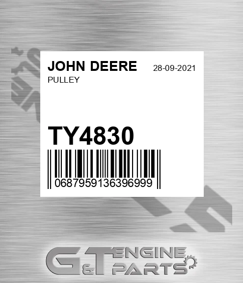 TY4830 Pulley for JOHN DEERE