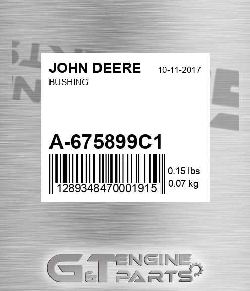 A-675899C1 Bushing for JOHN DEERE