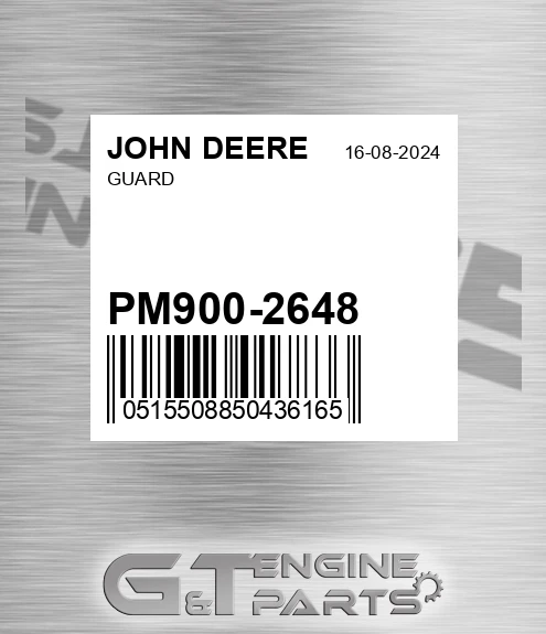 PM900-2648 Guard for JOHN DEERE