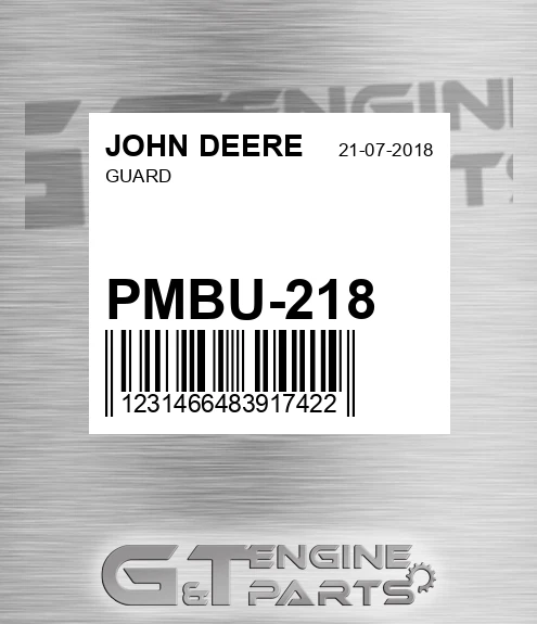 PMBU-218 Guard for JOHN DEERE
