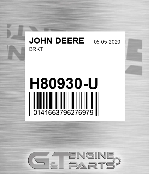 H80930-U Brkt for JOHN DEERE