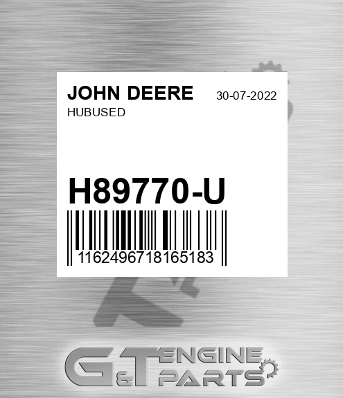 H89770-U Hubused for JOHN DEERE
