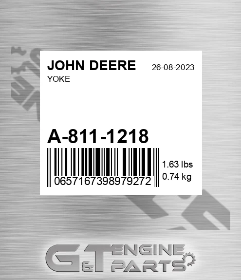 A-811-1218 Yoke for JOHN DEERE