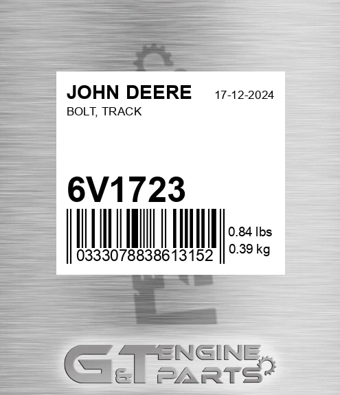 6V1723 Bolt, Track