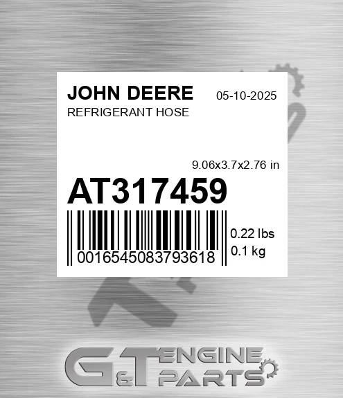 AT317459 Refrigerant Hose for JOHN DEERE