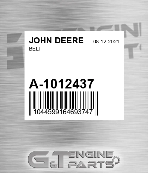 A-1012437 Belt for JOHN DEERE