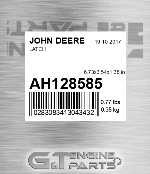 AH128585 Latch for JOHN DEERE