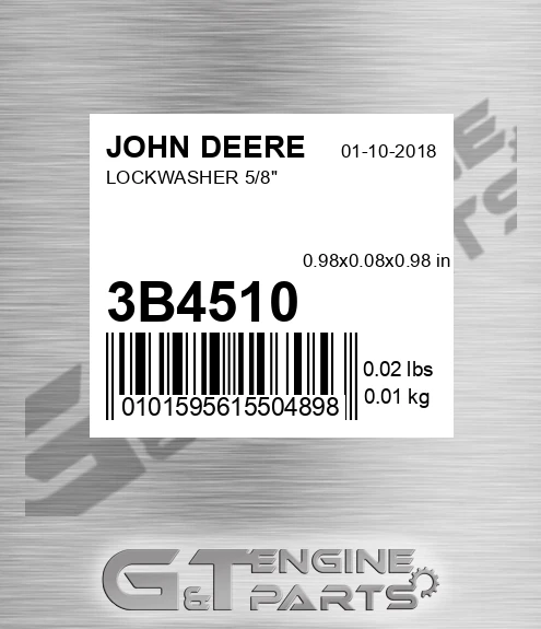 3B4510 Lockwasher 5/8"