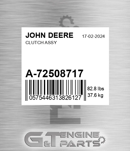 A-72508717 Clutch Assy for JOHN DEERE
