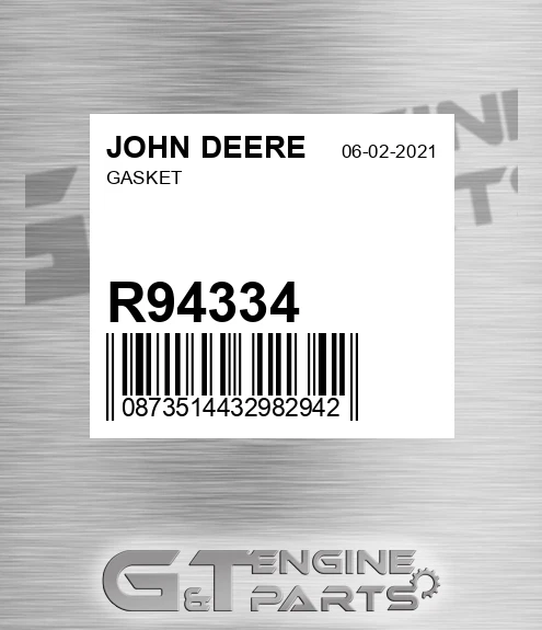 R94334 Gasket for JOHN DEERE