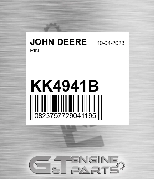 KK4941B Pin for JOHN DEERE