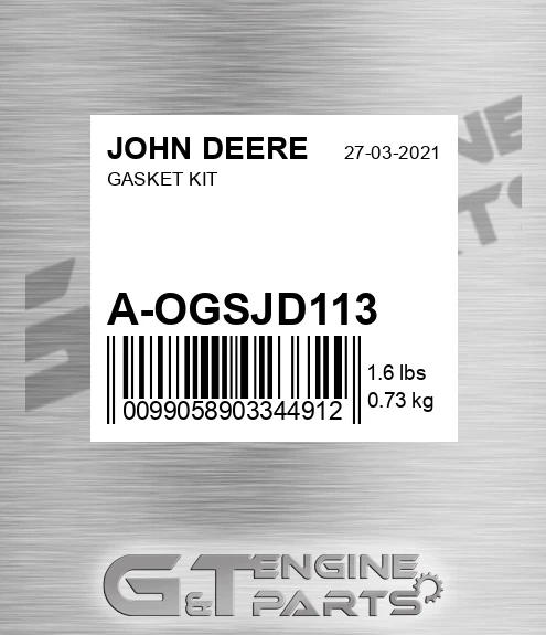 A-OGSJD113 Gasket Kit for JOHN DEERE