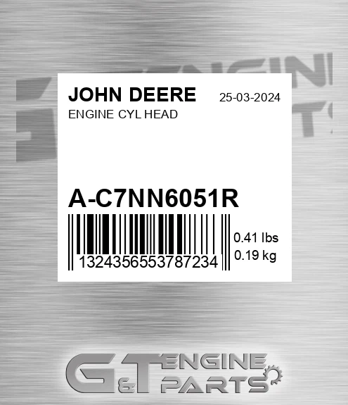 A-C7NN6051R Engine Cyl Head for JOHN DEERE