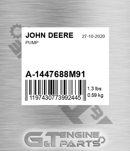 A-1447688M91 Pump for JOHN DEERE