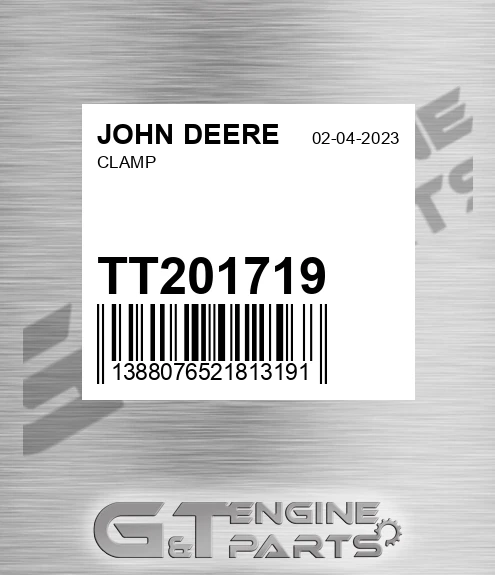 TT201719 JOHN DEERE Clamp