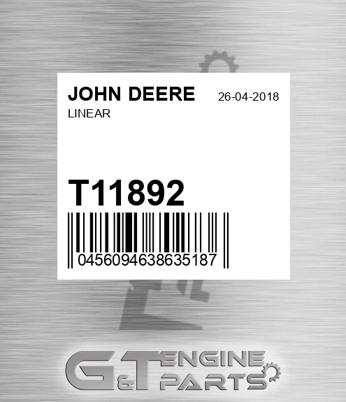 T11892 Linear for JOHN DEERE