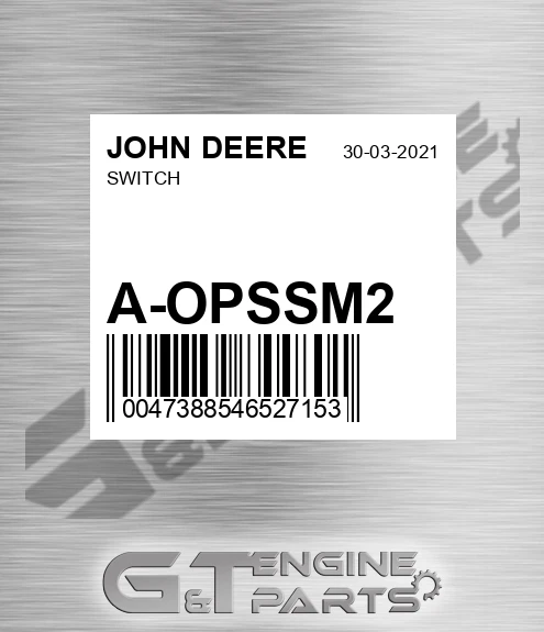 A-OPSSM2 Switch for JOHN DEERE
