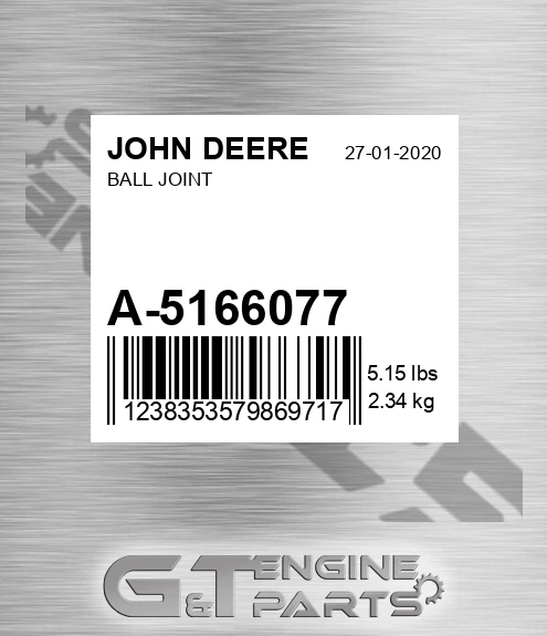 A-5166077 Ball Joint for JOHN DEERE