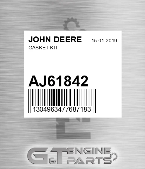 AJ61842 Gasket Kit for JOHN DEERE