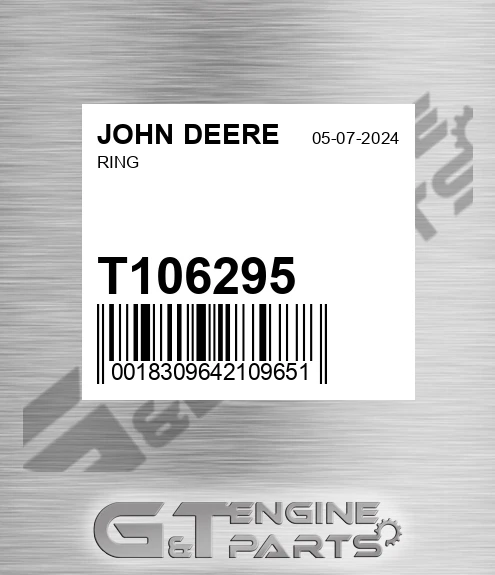 T106295 JOHN DEERE Ring