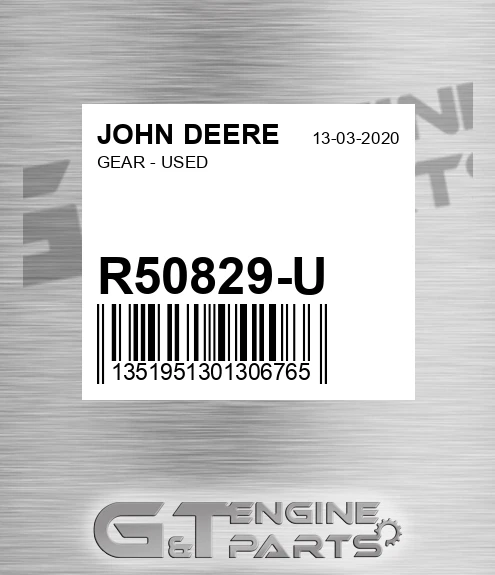 R50829-U Gear - Used for JOHN DEERE