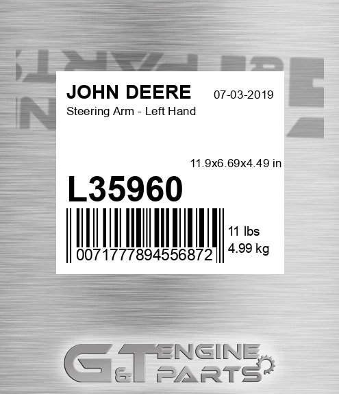 L35960 Steering Arm - Left Hand for JOHN DEERE