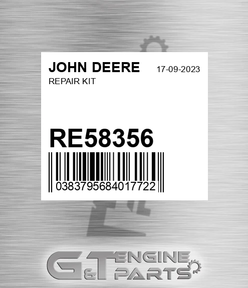 RE58356 JOHN DEERE Repair Kit