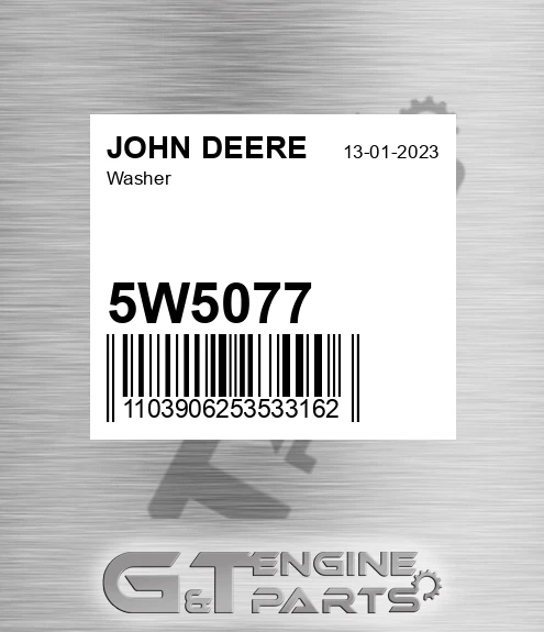 5W5077 Washer for JOHN DEERE