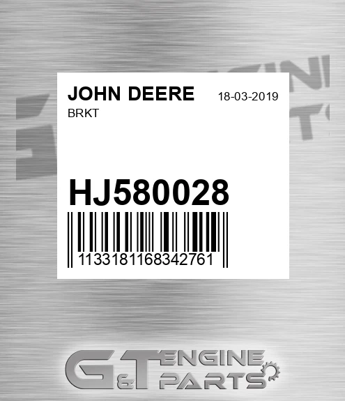 HJ580-028 Brkt for JOHN DEERE
