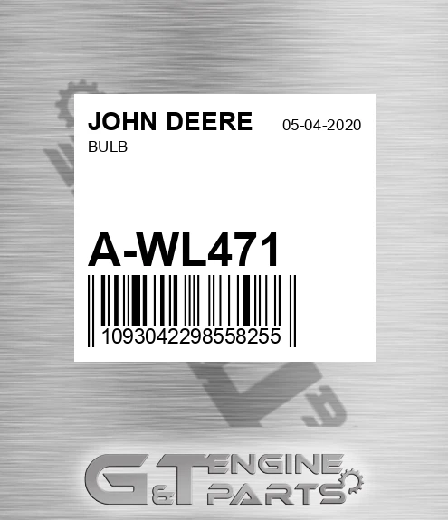 A-WL471 Bulb for JOHN DEERE