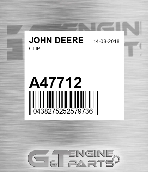 A47712 Clip for JOHN DEERE