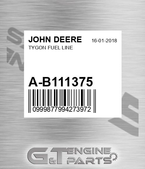 A-B111375 Tygon Fuel Line for JOHN DEERE