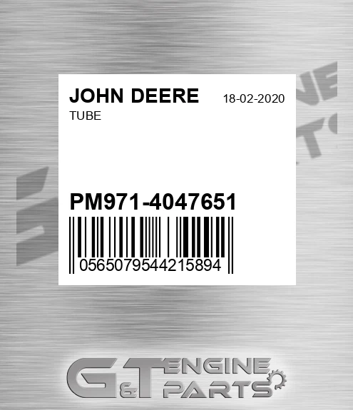 PM971-4047651 Tube for JOHN DEERE