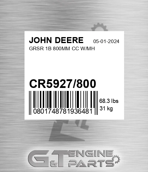 CR5927/800 Grsr 1b 800mm Cc W/mh