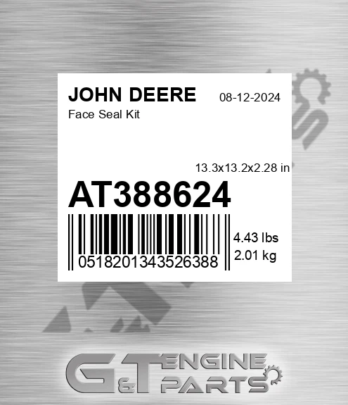 AT388624 Face Seal Kit for JOHN DEERE