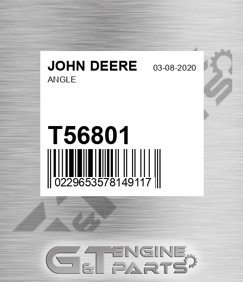 T56801 Angle for JOHN DEERE