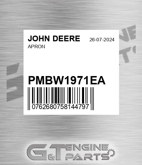 PMBW1971EA Apron for JOHN DEERE