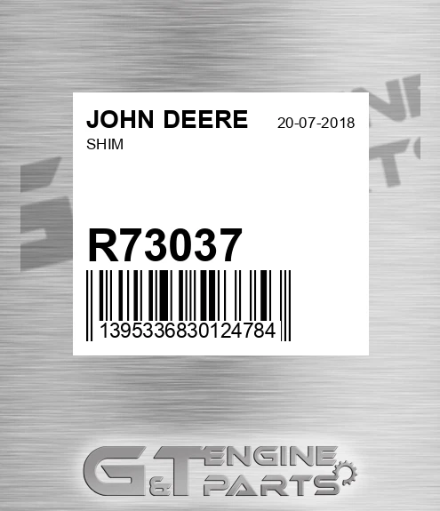 R73037 Shim for JOHN DEERE