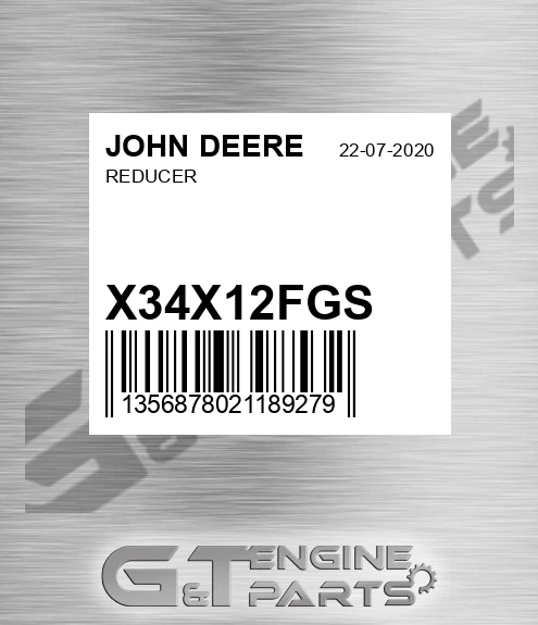 X3/4X1/2FG-S Reducer for JOHN DEERE