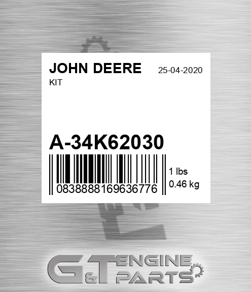 A-34K62030 Kit for JOHN DEERE