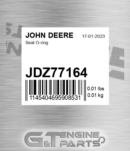 JDZ77164 Seal O-ring for JOHN DEERE