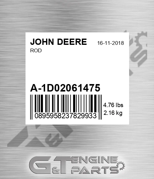 A-1D02061475 Rod for JOHN DEERE