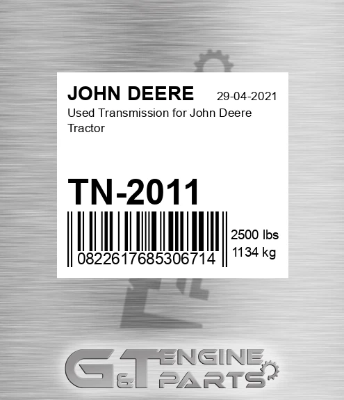 TN-2011 Used Transmission For Tractor for JOHN DEERE