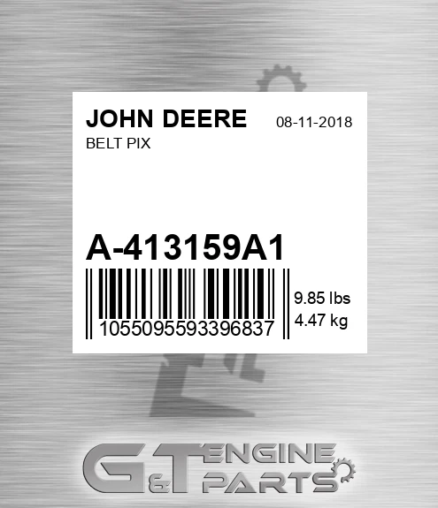A-413159A1 Belt Pix for JOHN DEERE