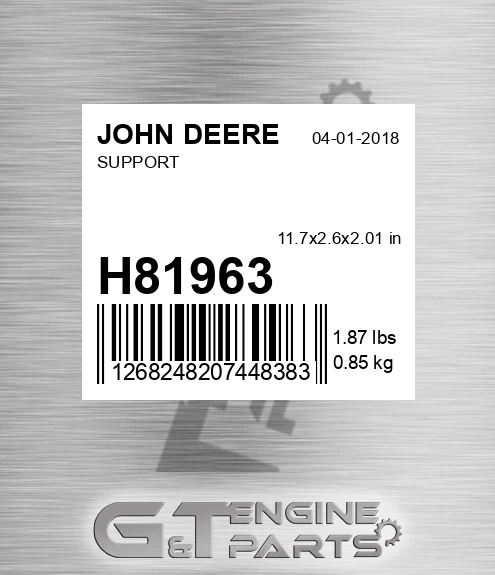 H81963 Support for JOHN DEERE