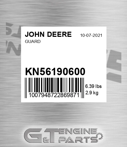 KN56190600 Guard for JOHN DEERE