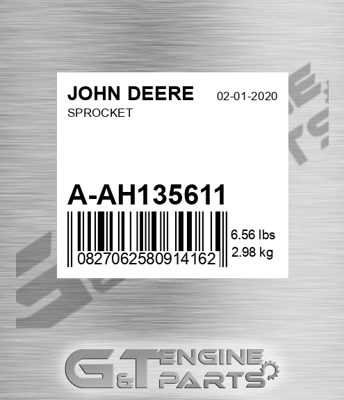 A-AH135611 Sprocket for JOHN DEERE