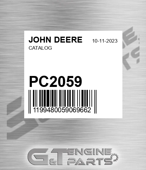 PC2059 JOHN DEERE Catalog