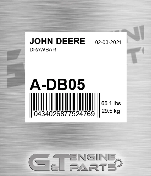 A-DB05 Drawbar for JOHN DEERE