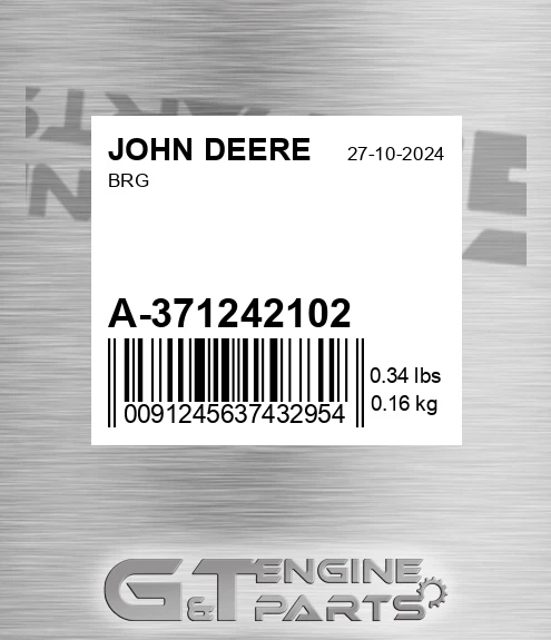 A-371242102 Brg for JOHN DEERE